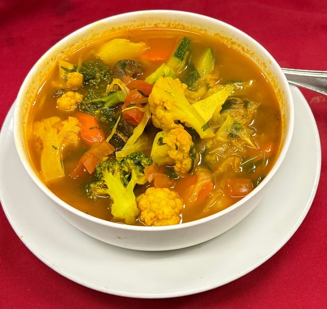 Vegetable Thukpa.