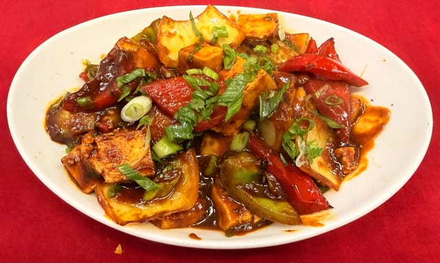 Tofu chili.