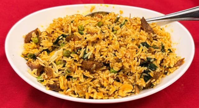 Lamb Biriyani.