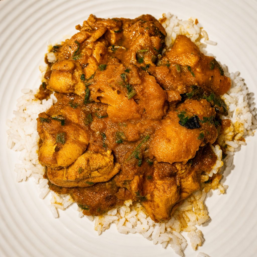 Chicken Roasted Pumpkin Curry.