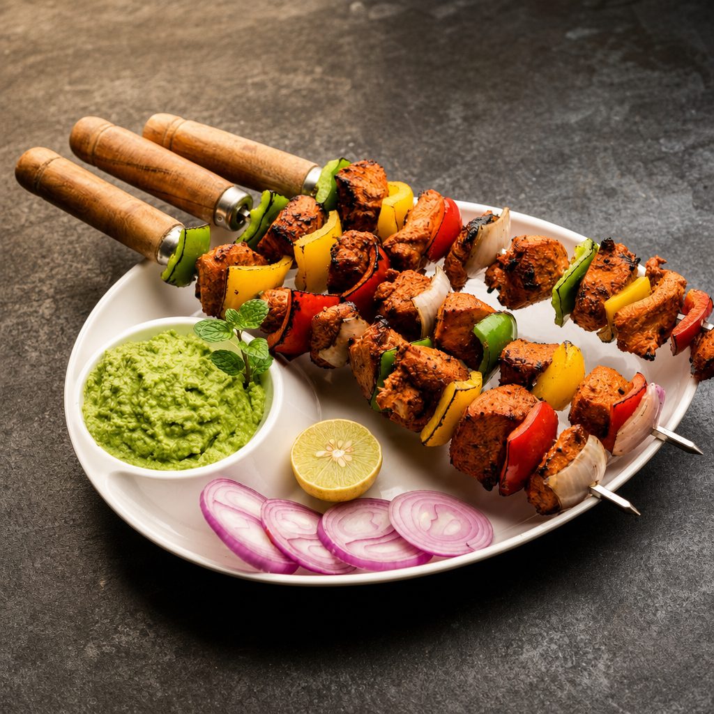 Haldi Murg Kabab.