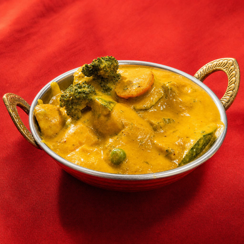 Mixed Vegetable Coconut Curry.