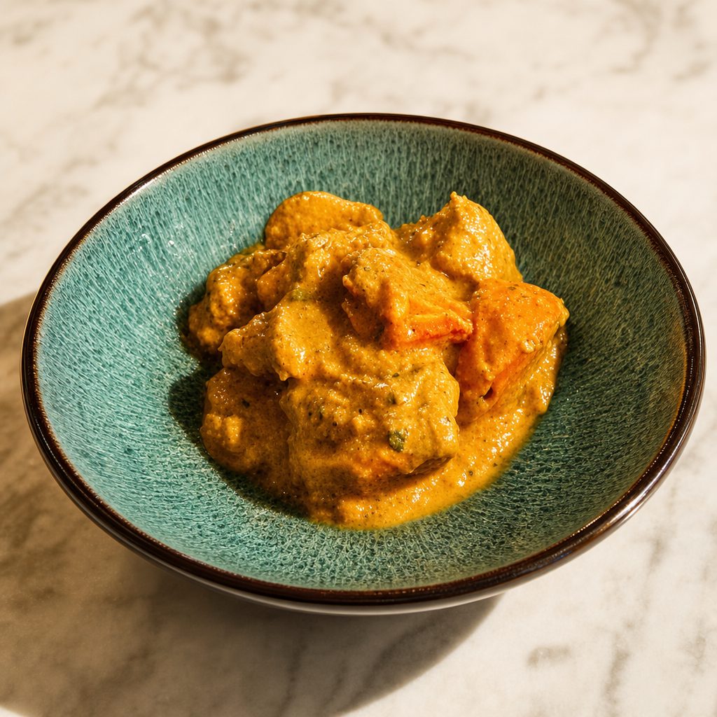 Salmon Roasted Pumpkin Curry.