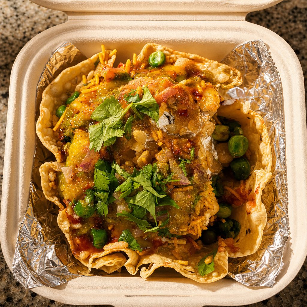 Samosa Chaat.