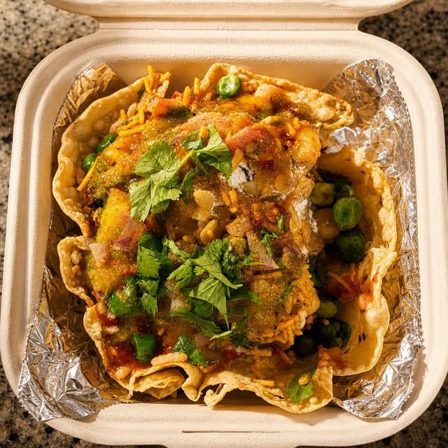 Samosa Chaat.