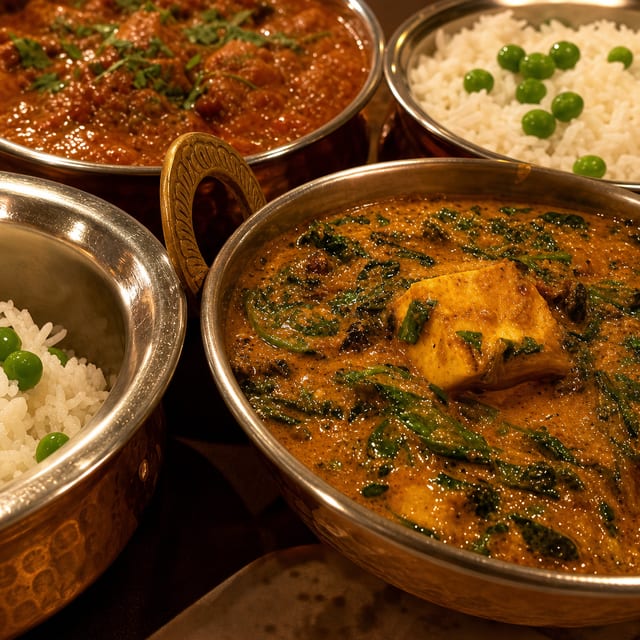 Saag Paneer.